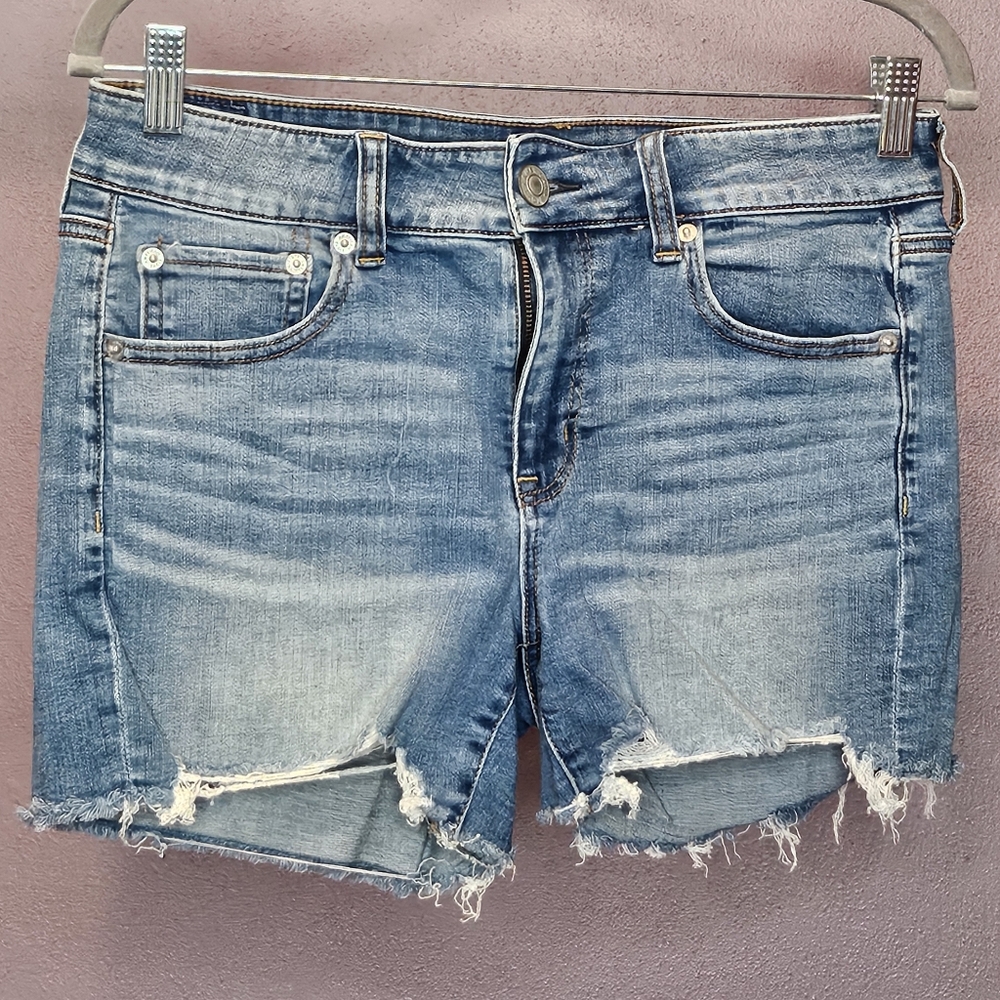 American Eagle Distressed Denim Shorts